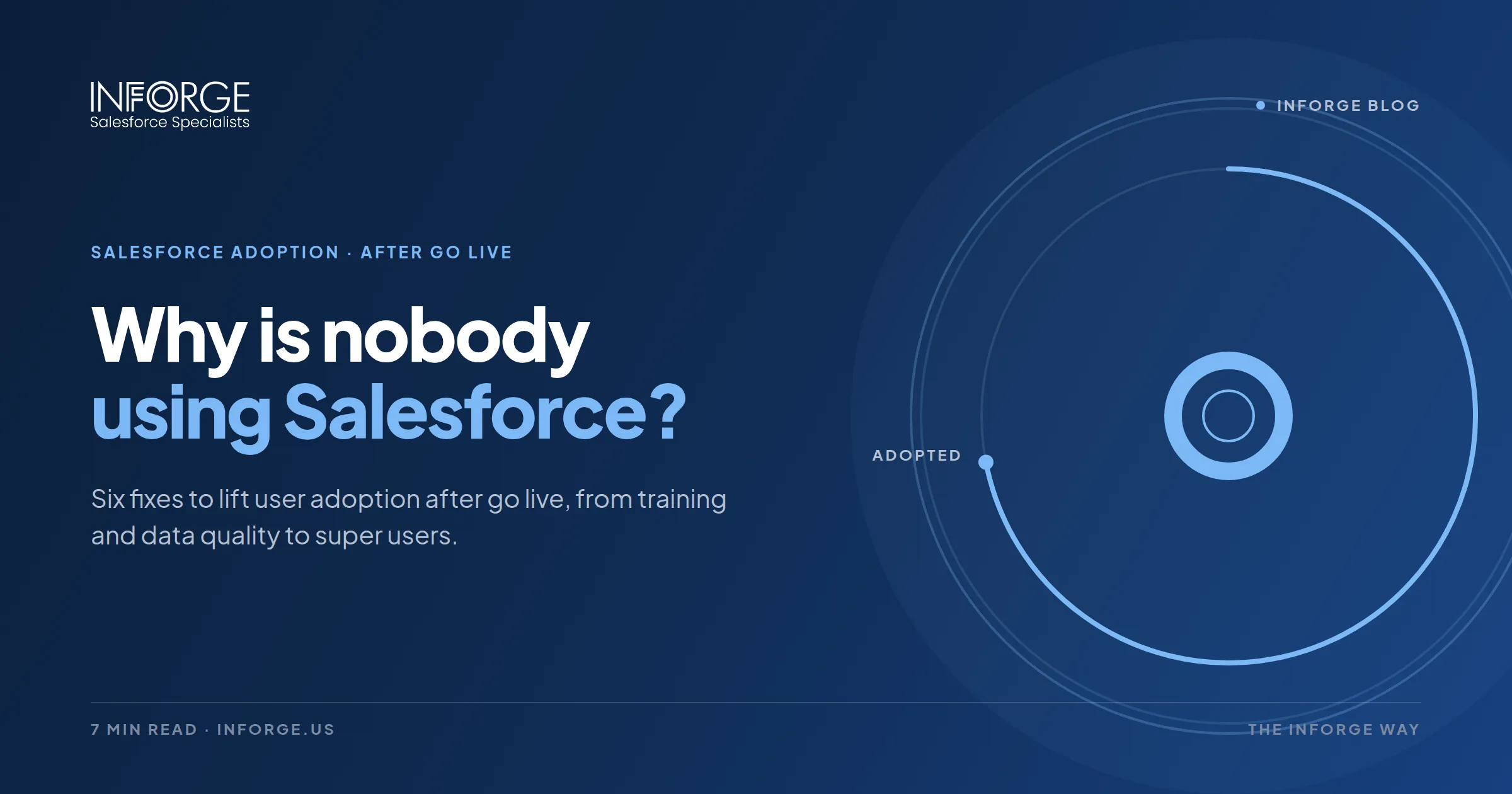 Why Is Nobody Using Your Salesforce? 6 Fixes to Boost User Adoption After Go-Live