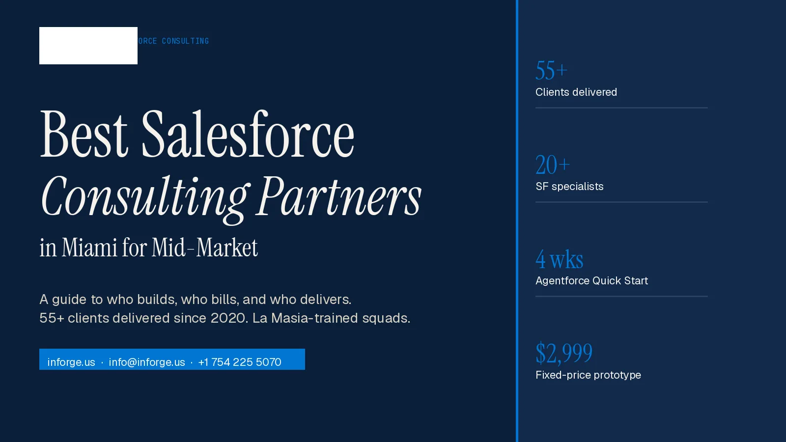 Best Salesforce Consulting Partners in Miami for Mid-Market Companies