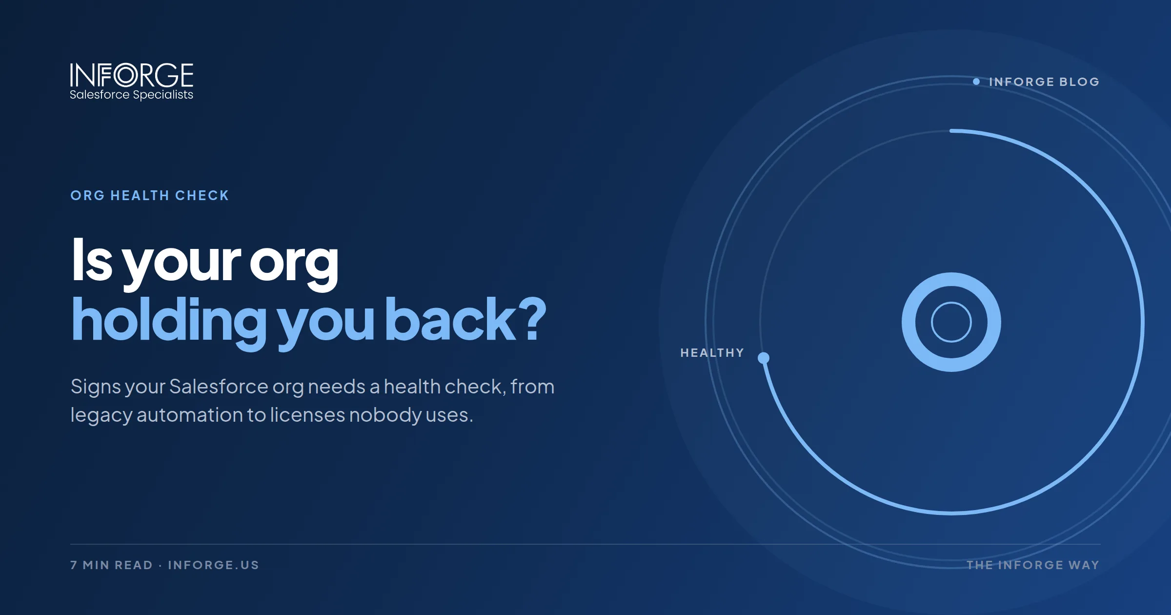 Is Your Salesforce Org Holding You Back? Signs It's Time for a Health Check